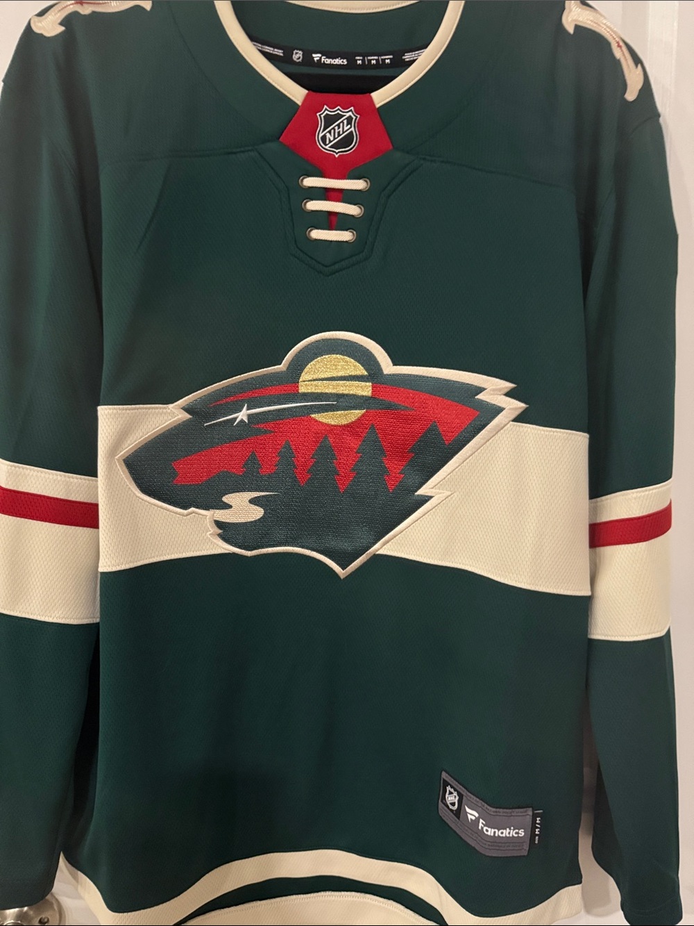NWT Fanatics Minnesota Wild Brock Faber #7 size M jersey - Picture 4 of 8